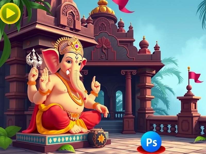Ganesha S Temple Escape Game Cover